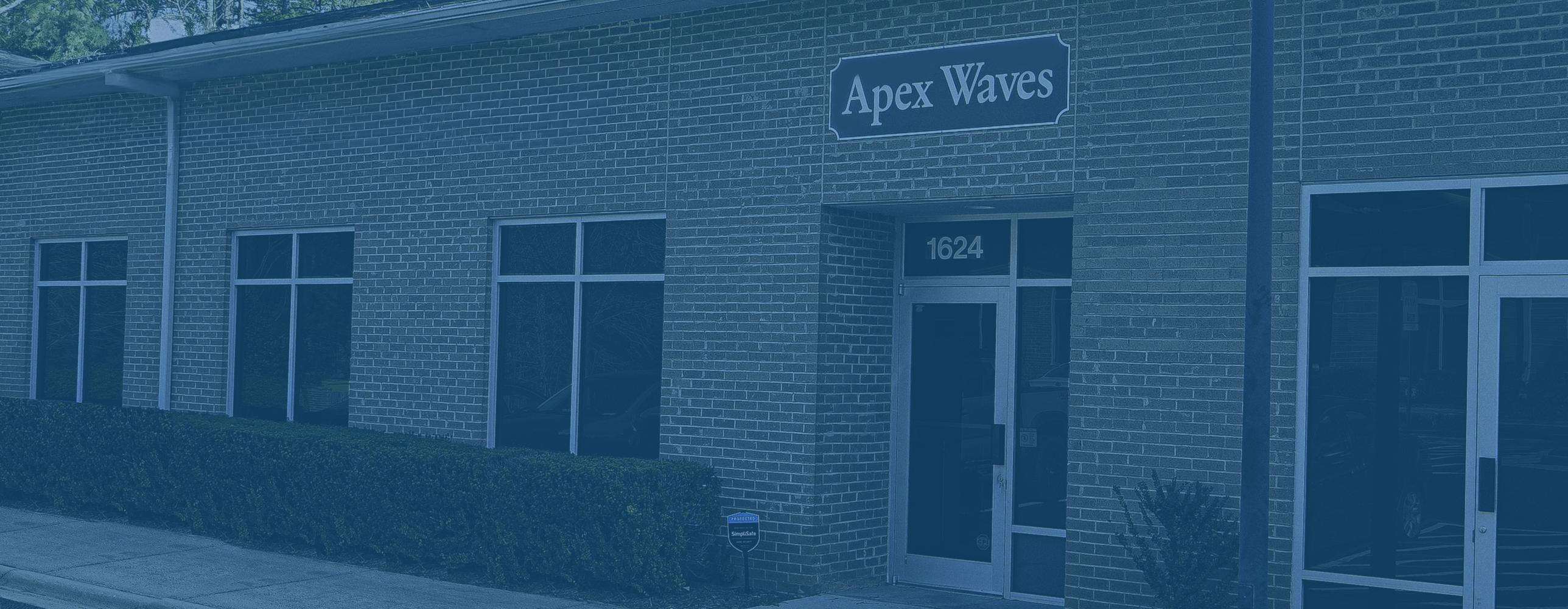 Apex Waves Outside Front Office